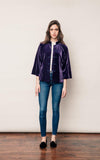 Velvet Blazer - Future Purple