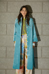 Velvet Light Coat - Baby Blue