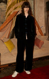 Velvet Blazer - Black