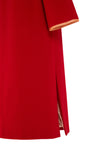 Wool Light Coat - Red
