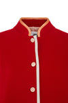 Wool Light Coat - Red