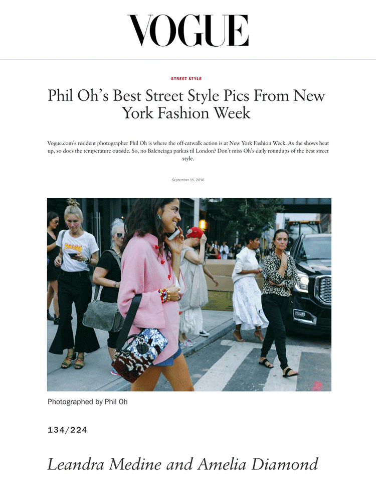 Vogue: Phil Oh's Best Street Style