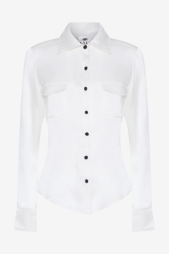 SILK SHIRT - WHITE