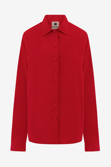 POPELINE SHIRT - BORDEAUX