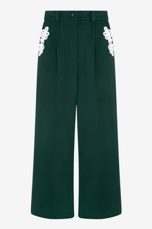  ALAMARO PANTS - DARK GREEN