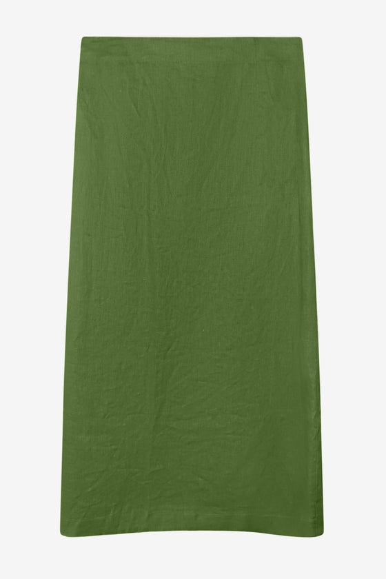 THE PORTOFINO LONG SKIRT - Grass Green