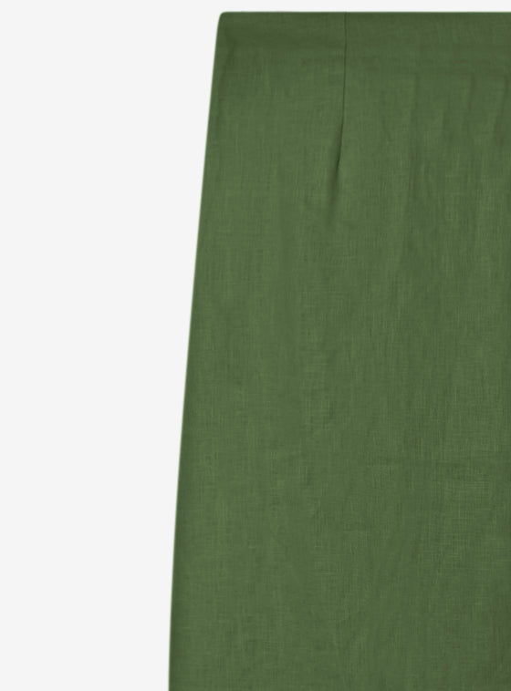 THE PORTOFINO LONG SKIRT - Grass Green
