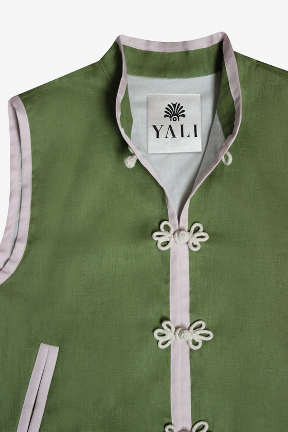 THE PORTOFINO BOLERO - Grass Green