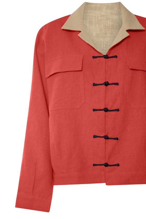 Reversible Weekend Blazer - Marfa Coral