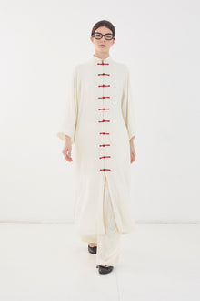  VELVET LIGHT COAT - OFF WHITE