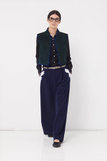  ALAMARO PANTS - DARK BLUE