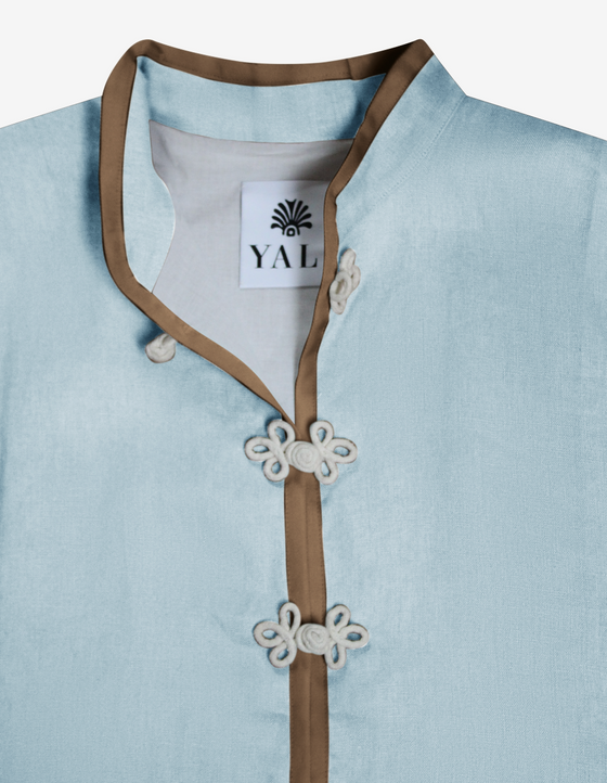 THE PORTOFINO VEST - Daylight Blue