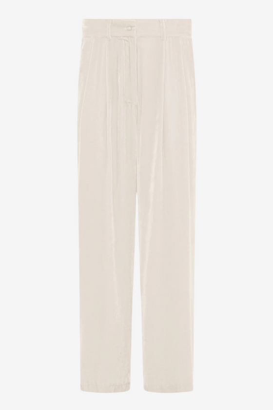 VELVET PANTS - OFF WHITE