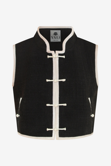  Bouclé VEST - BLACK