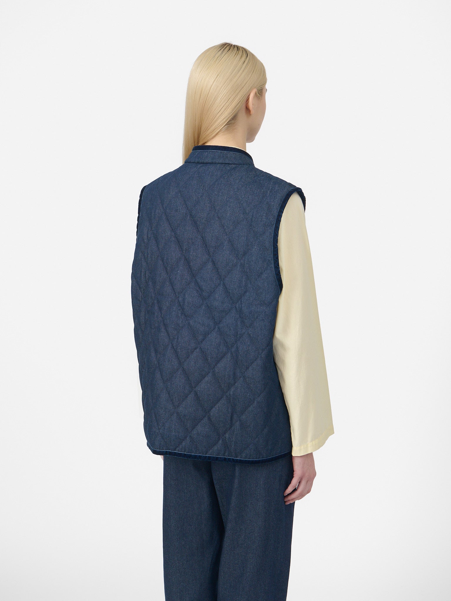 Charlie Vest in Raw Denim – YALI Milano