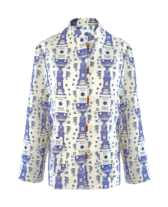 Double Crepe Wool Blazer - Piranesi