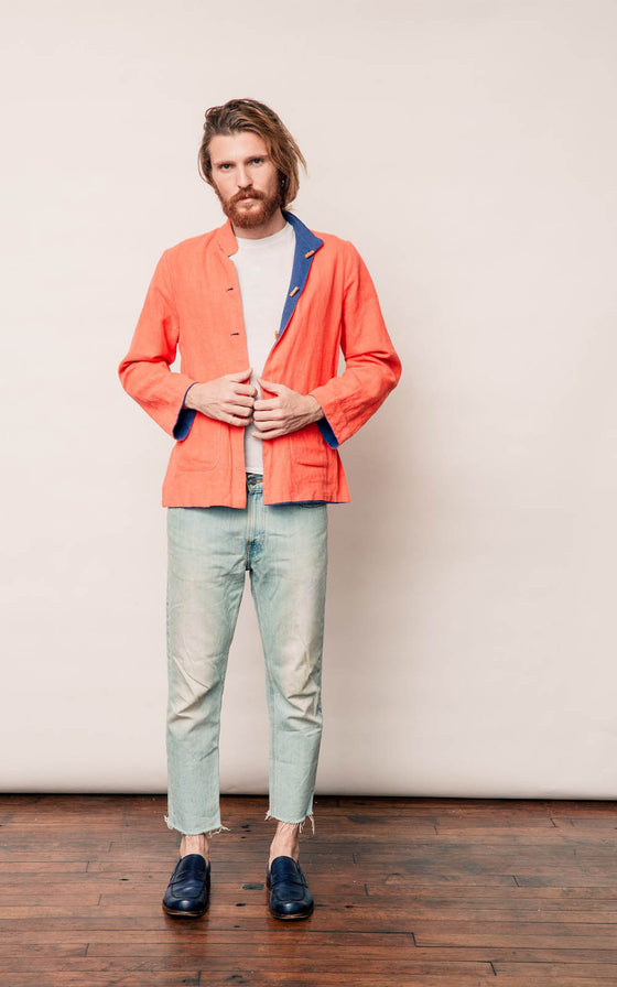 Reversible Weekend Blazer - Orange