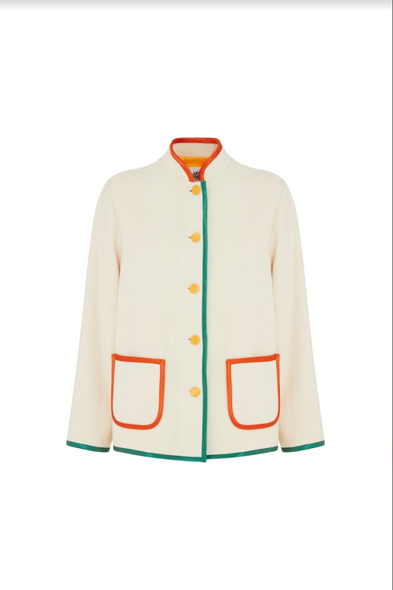 Cashmere Blazer - White