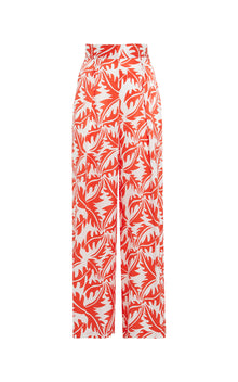  Psychedelic Silk Pants - Red
