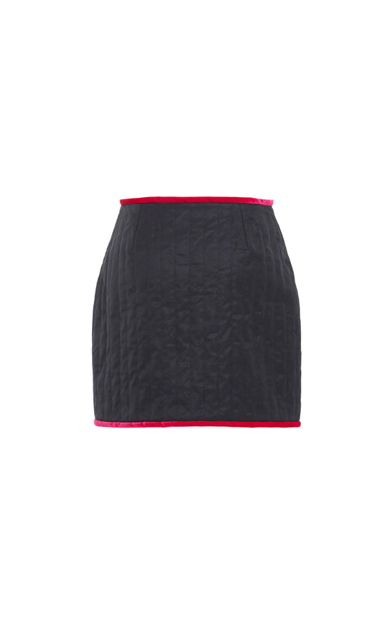 Puffer Mini Skirt - Night Sky