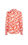 Psychedelic Silk Shirt - Red