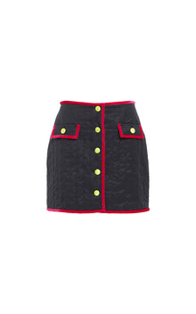  Puffer Mini Skirt - Night Sky