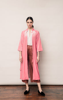  Velvet Light Coat - Pink Gummy