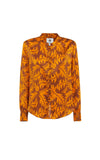 Psychedelic Silk Shirt - Orange