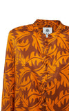 Psychedelic Silk Shirt - Orange