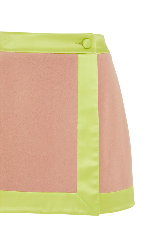 Wool Weekend Skirt - Dust Pink