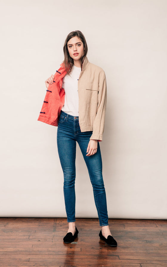 Reversible Weekend Blazer - Marfa Coral