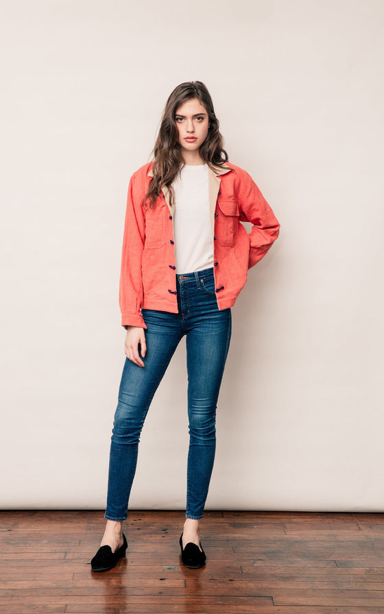 Reversible Weekend Blazer - Marfa Coral