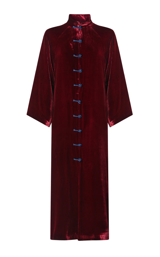 Velvet Light Coat - Red